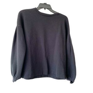 Black Dressed-Up Sweatshirt